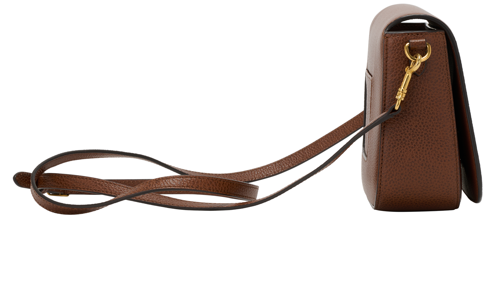 Small Darley Satchel, &pound;420, Handbags, Tan, Leather, Side view